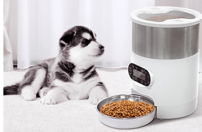 Smartpaws Remote-Controlled Pet Feeder: Automatic Food Dispenser With