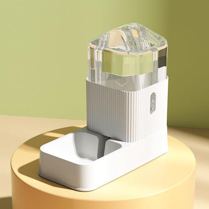 Automatic Pet Feeder With Hygienic Drinking System