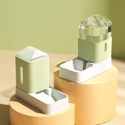Automatic Pet Feeder With Hygienic Drinking System