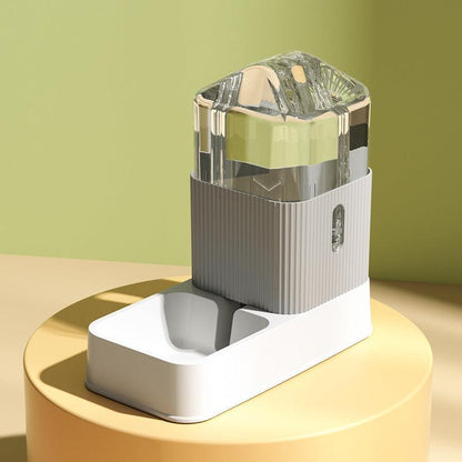 Automatic Pet Feeder With Hygienic Drinking System