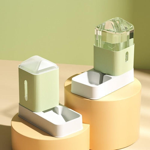 Automatic Pet Feeder With Hygienic Drinking System