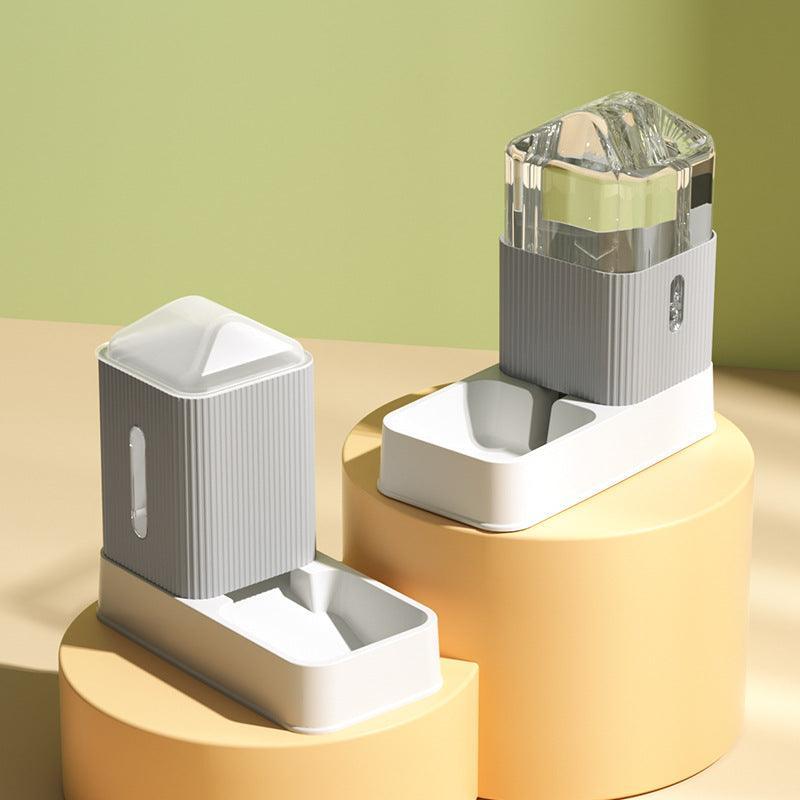 Automatic Pet Feeder With Hygienic Drinking System