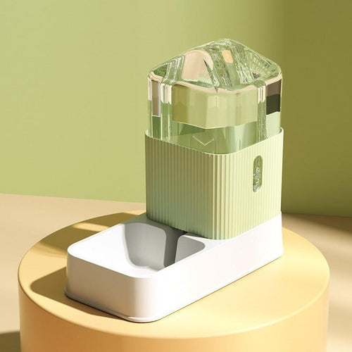 Automatic Pet Feeder With Hygienic Drinking System